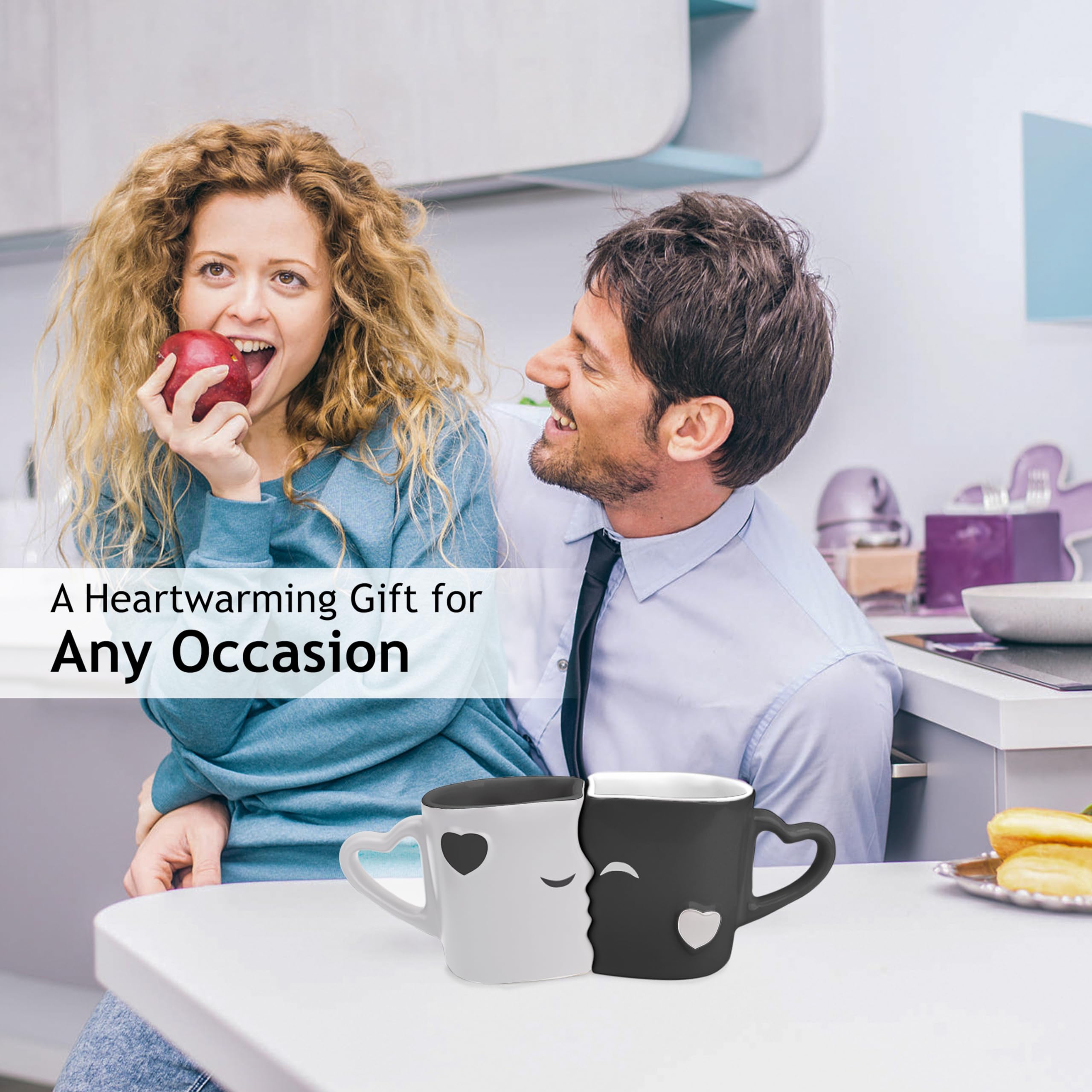 小物 miika Buy MIAMIO - Coffee Mugs/Kissing Mugs Set Ceramic with Gift Box